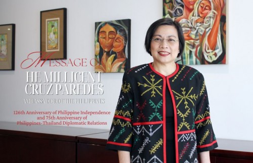 Message Of HE Millicent Cruz Paredes, Ambassador Of The Philippines, On The The 126th Anniversary Of Philippine Independence