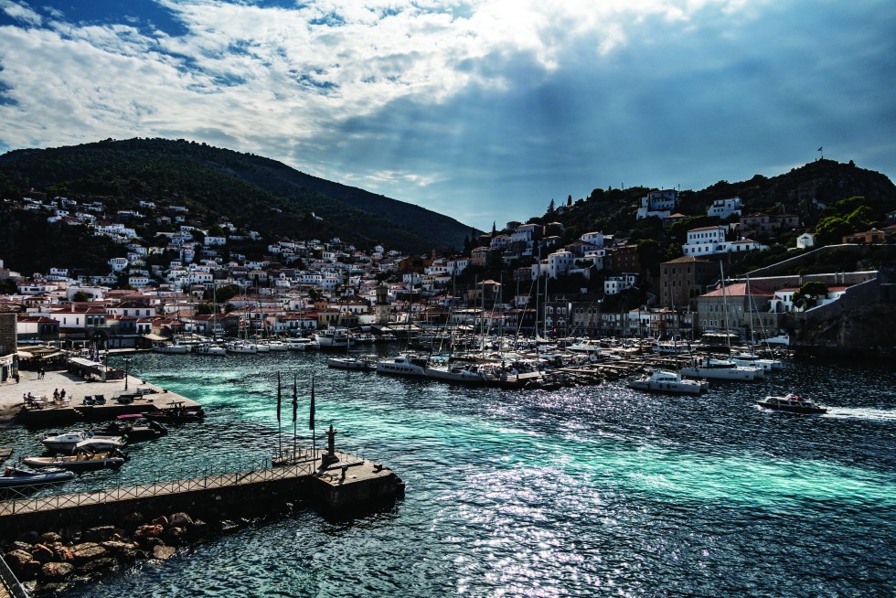 Hydra Port is the island's only real town, and the waters remain remarkably clear.
