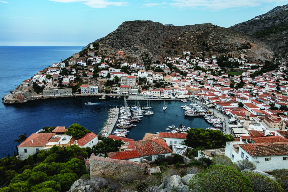 Hydra Port is the island's only real town, and the waters remain remarkably clear.