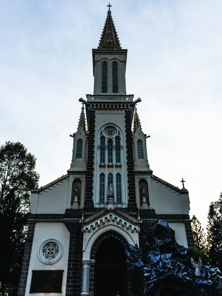 Huyen Si Church, one of the city’s numerous churches
 and cathedrals.