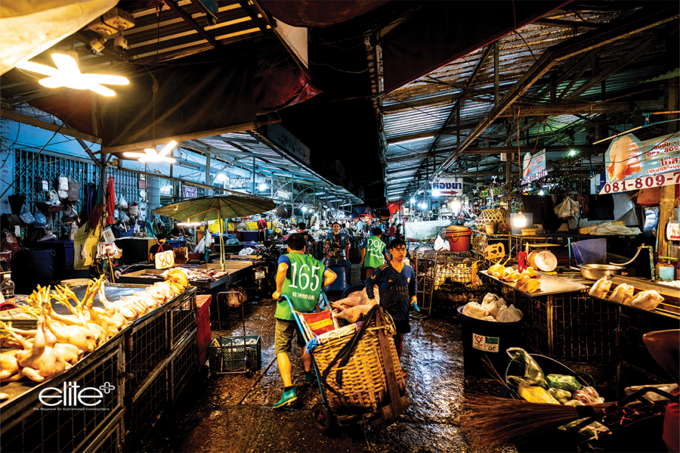 Fresh chicken or a 4am meal? The market provides.