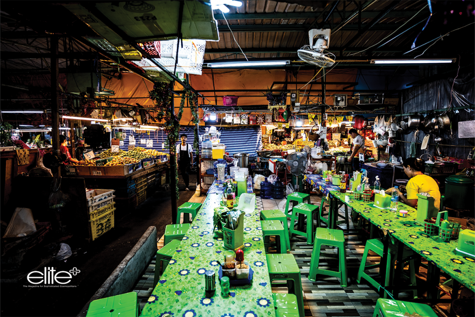 Fresh chicken or a 4am meal? The market provides.