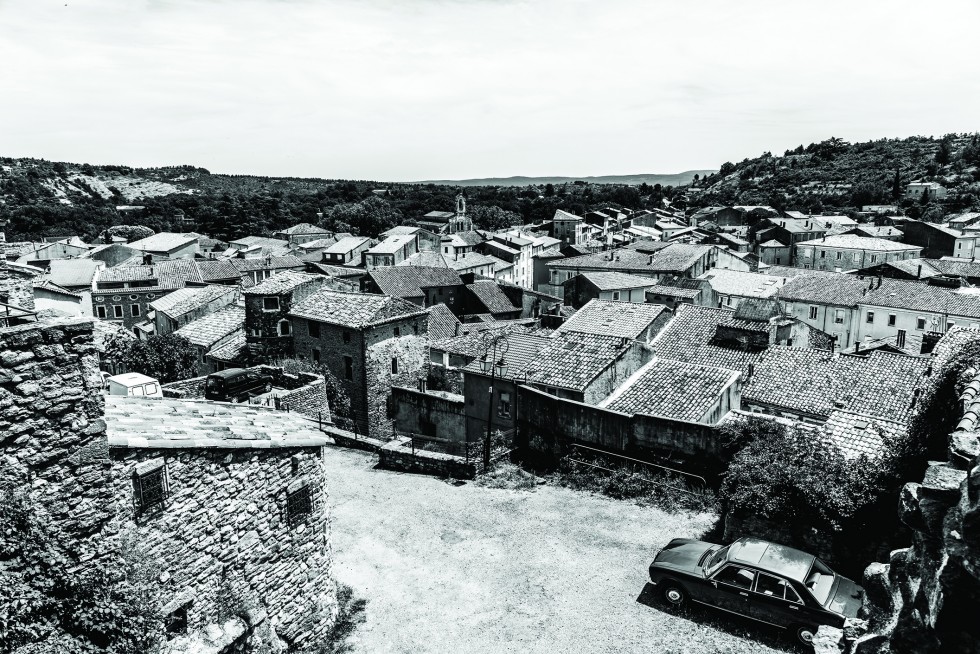 The Gorges de l'Ardèche, a nearby natural preserve, and the town of St-Ambroix, lost in time.