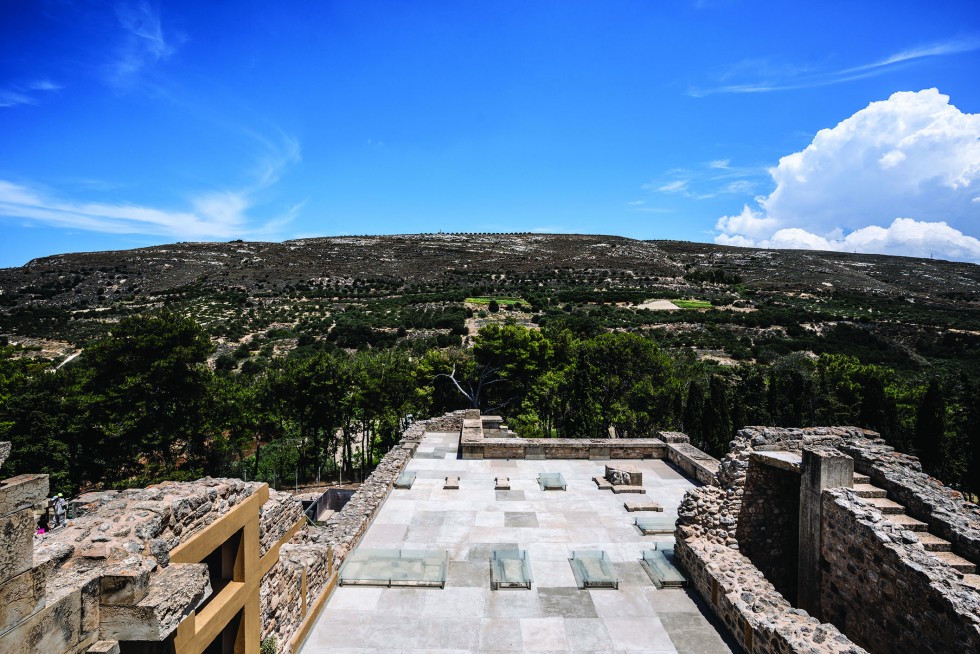 The ancient city of Knossos, probably Europe’s oldest city, lies at the edge of Heraklion.