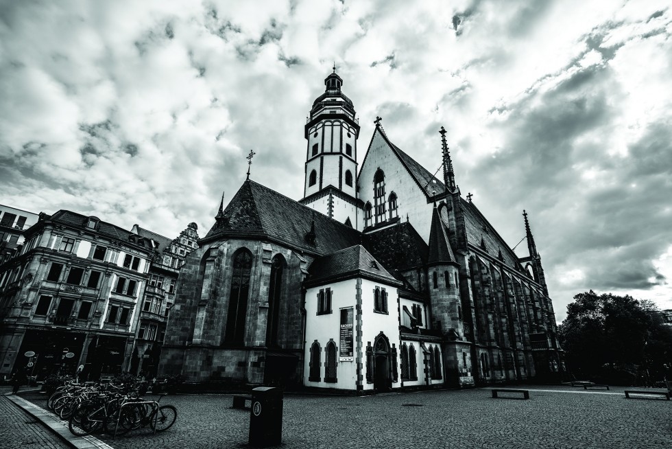 St Thomas Church and the New City Hall.