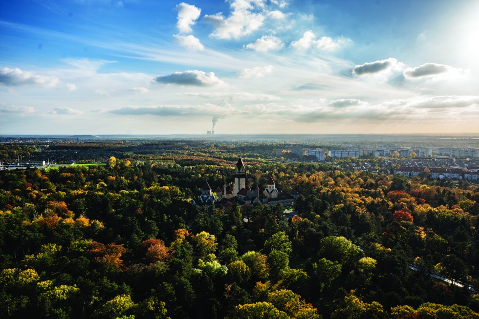 Autumn cityscapes.