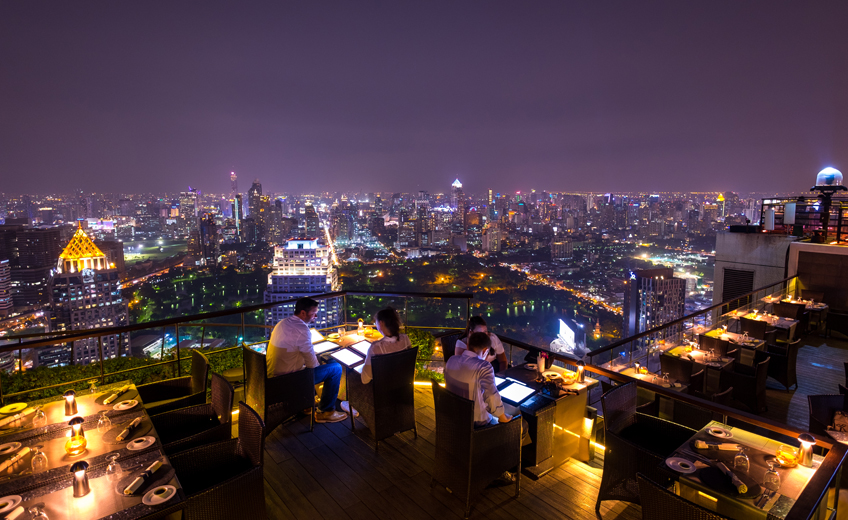 Bangkok’s rooftop, Cocktail, CHAR, ATTITUDE, VERTIGO